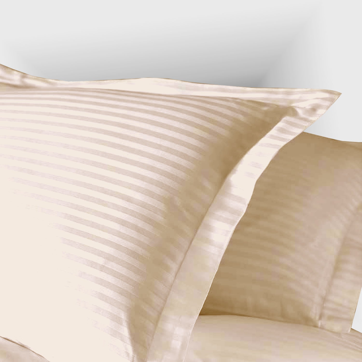 FAȚĂ PERNĂ DAMASC 100% BUMBAC - CAPPUCINO